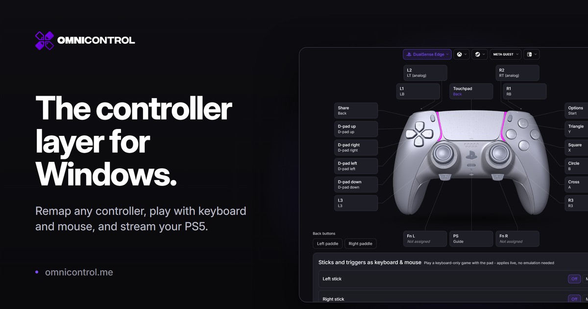 Apex Legends - Keyboard to Controller | OmniControl pack