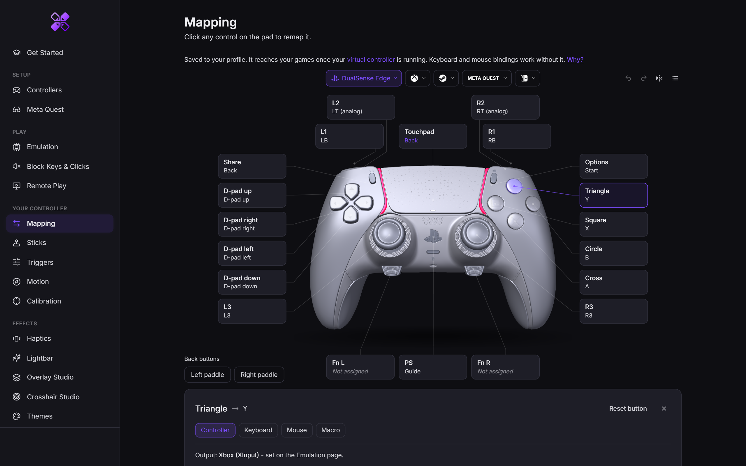 OmniControl Remapping