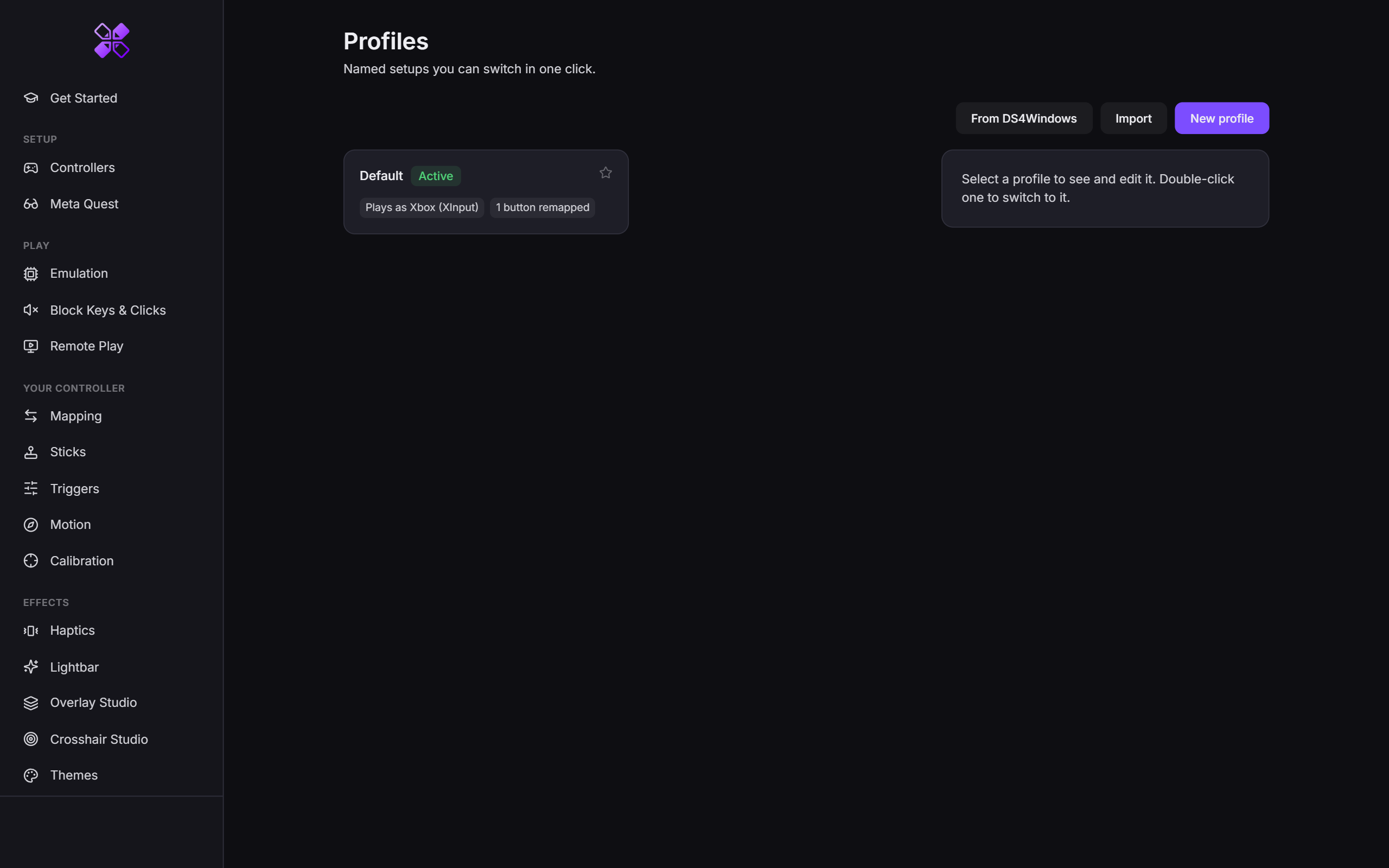 OmniControl Profiles