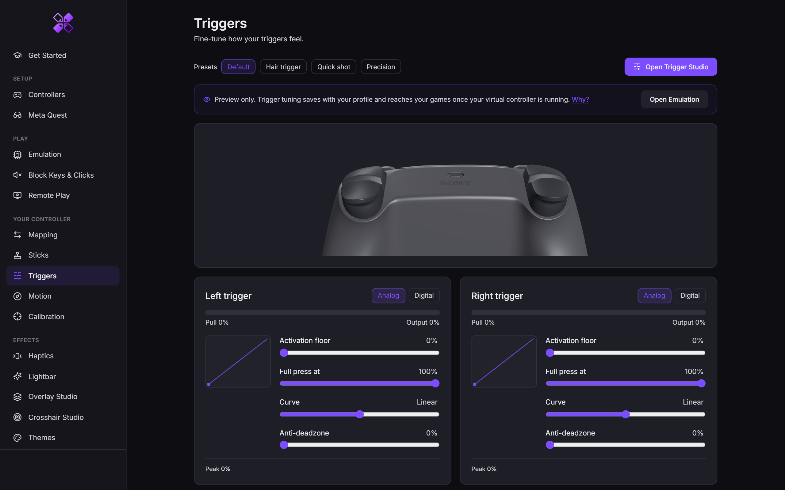 OmniControl Trigger Studio